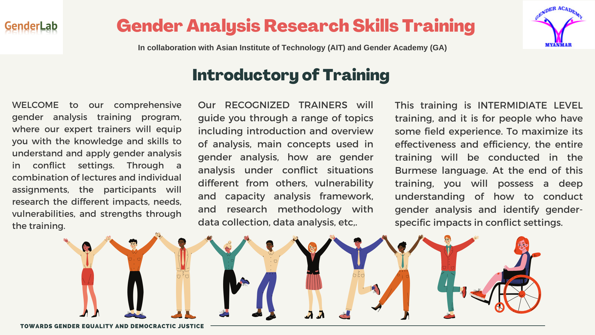 Gender Analysis Research Skills Training